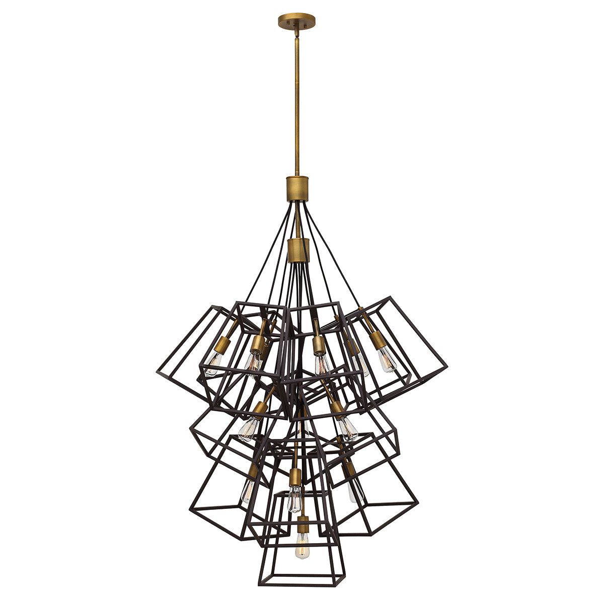 Fulton 13L Cluster Ceiling Light - Bronze Finish