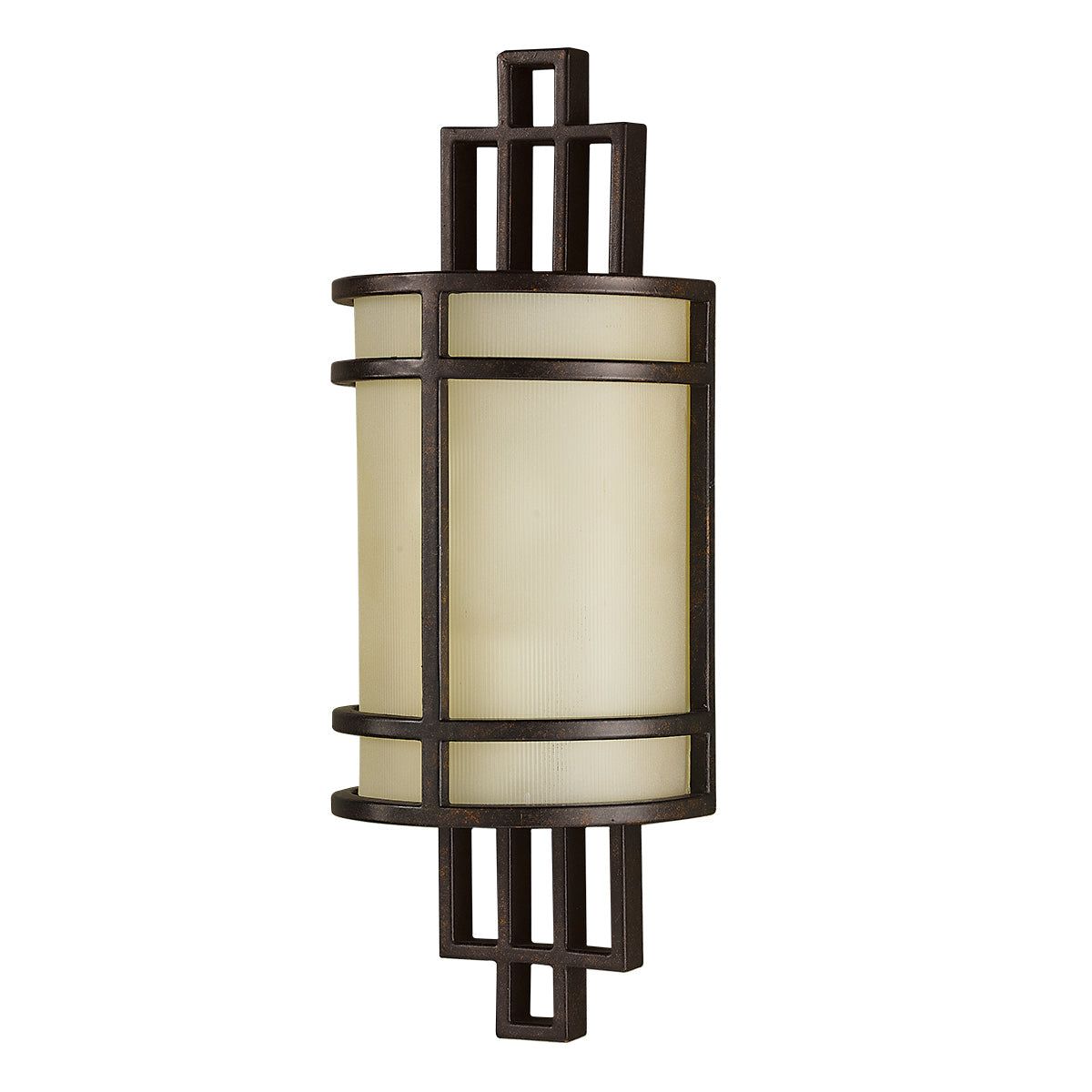 Fusion 1Lt Wall Light - Grecian Bronze Finish