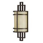 Fusion 1Lt Wall Light - Grecian Bronze Finish