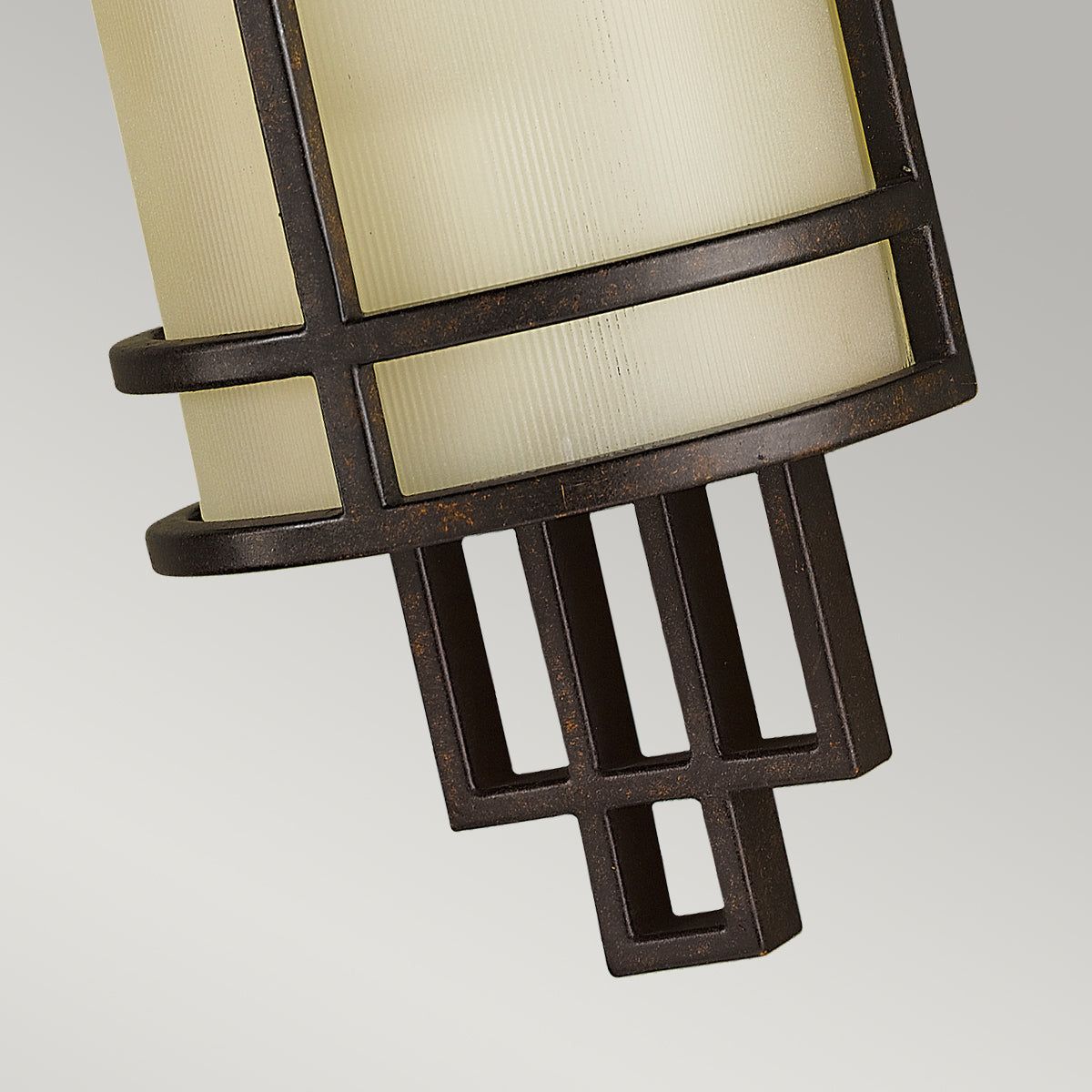Fusion 1Lt Wall Light - Grecian Bronze Finish