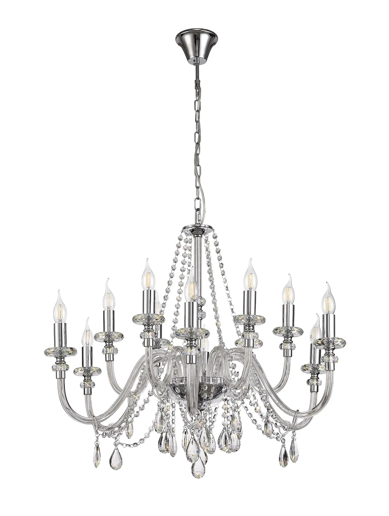 Gaston 4/6/8/12Lt Crystal Chandelier