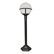 Glenbeigh 1 Light Medium/Large Pillar Lantern - Black IP44 E27