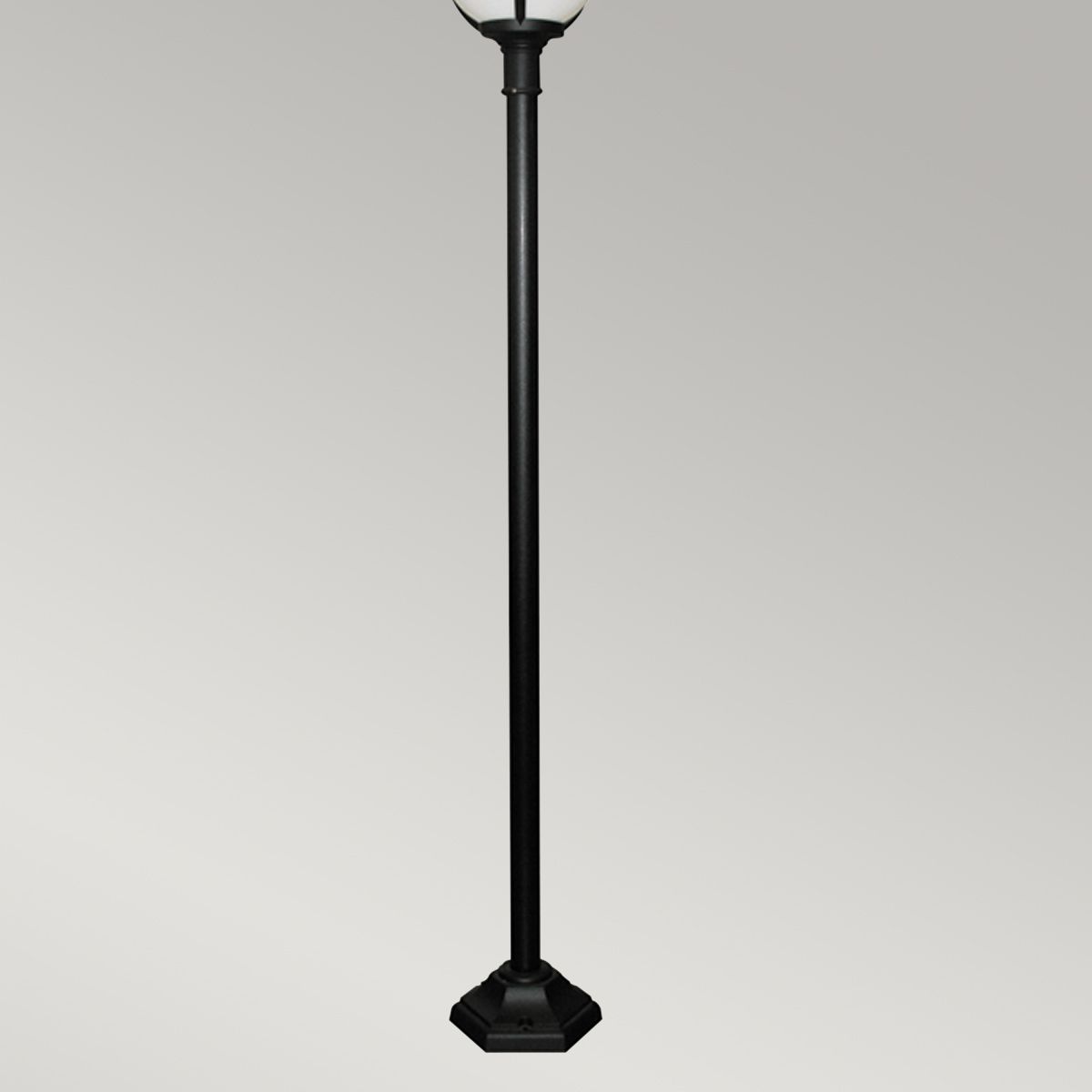 Glenbeigh 1 Light Medium/Large Pillar Lantern - Black IP44 E27