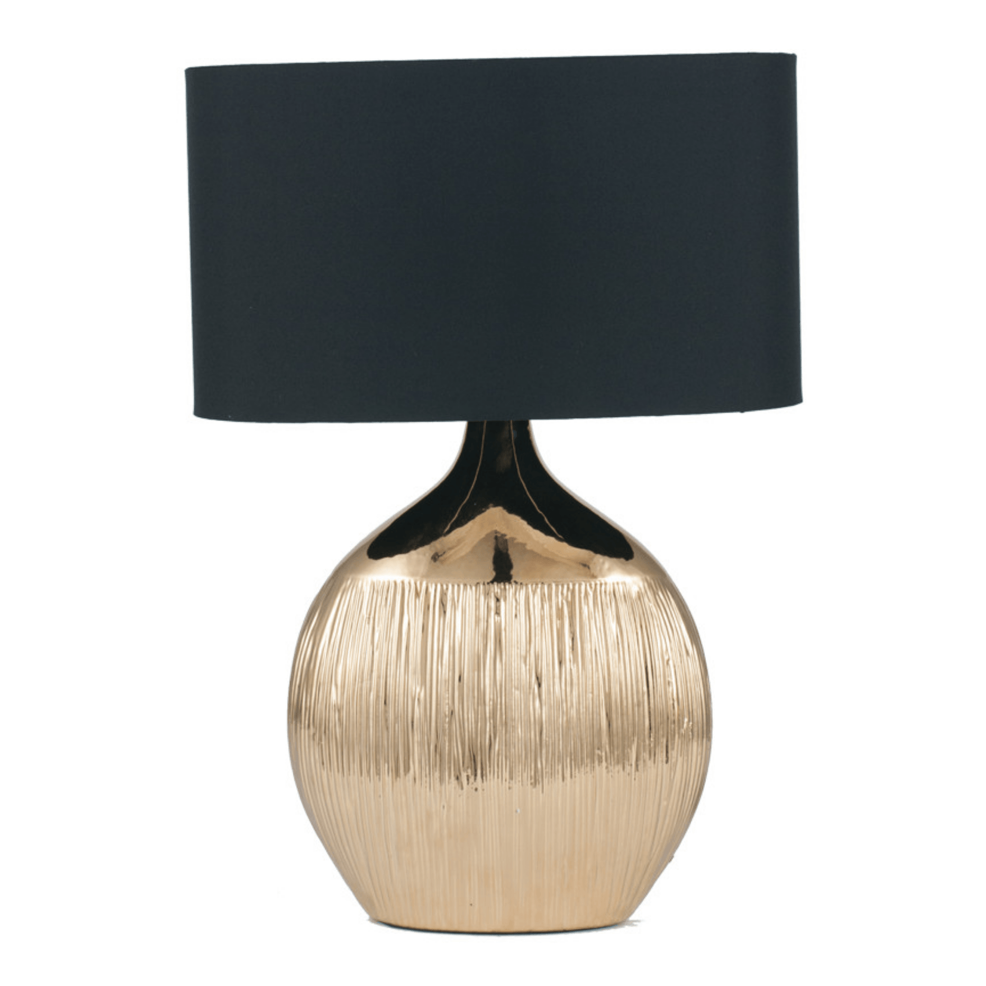 Gold Etched Ceramic Table Lamp - Cusack Lighting
