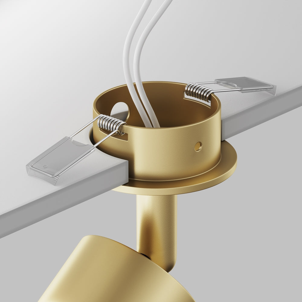 Focus Recessed Spotlight IP20 - Various Colours