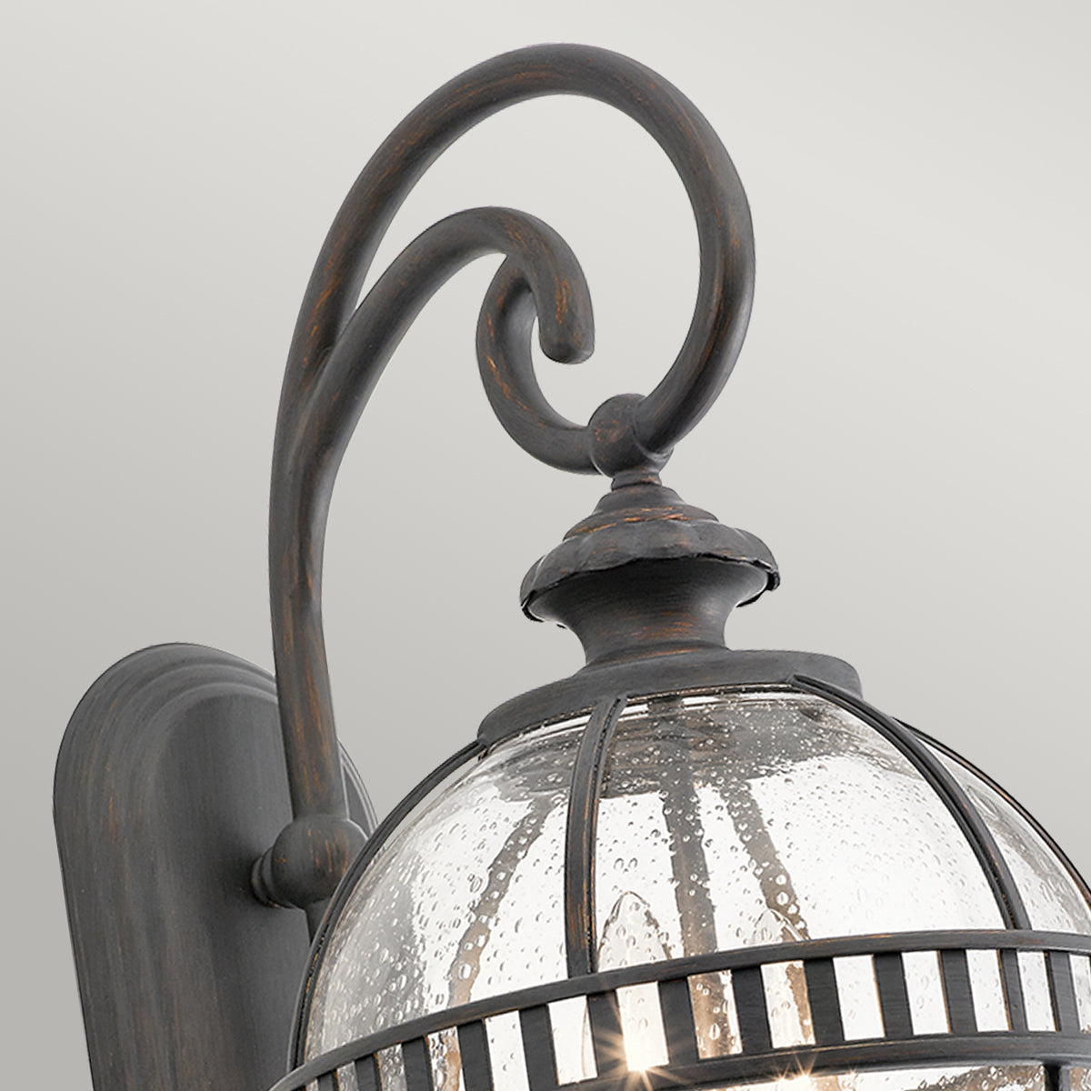Halleron Small Wall Lantern - Londonderry Finish