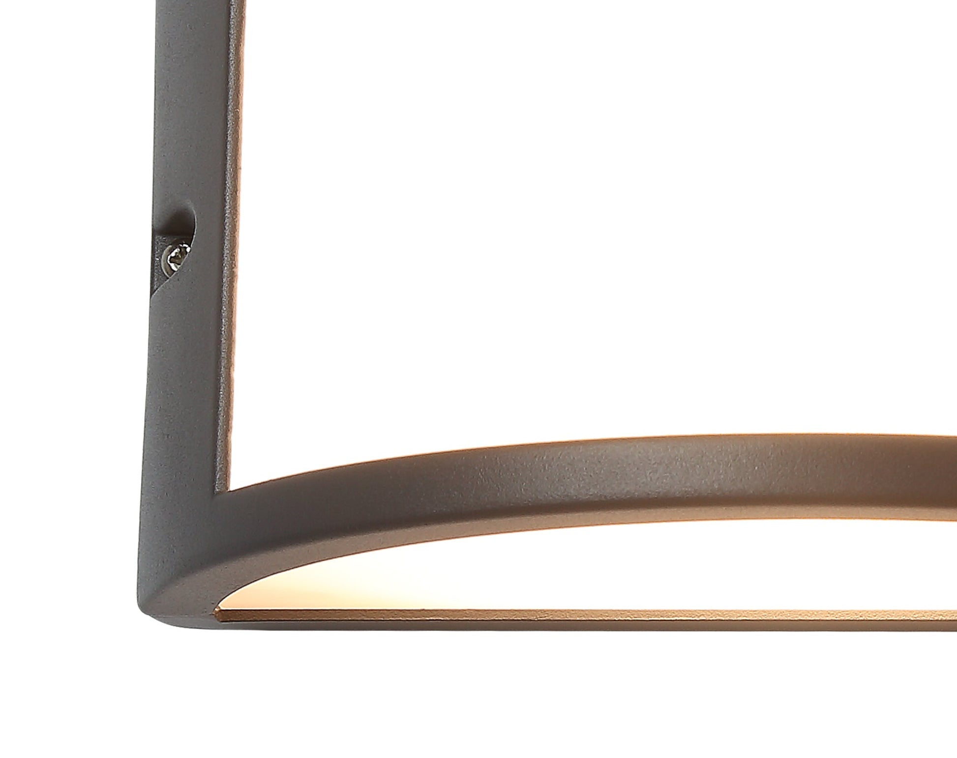 Haysi Wall Lamp, 10W LED, 3000K, IP54, Anthracite, 3yrs Warranty