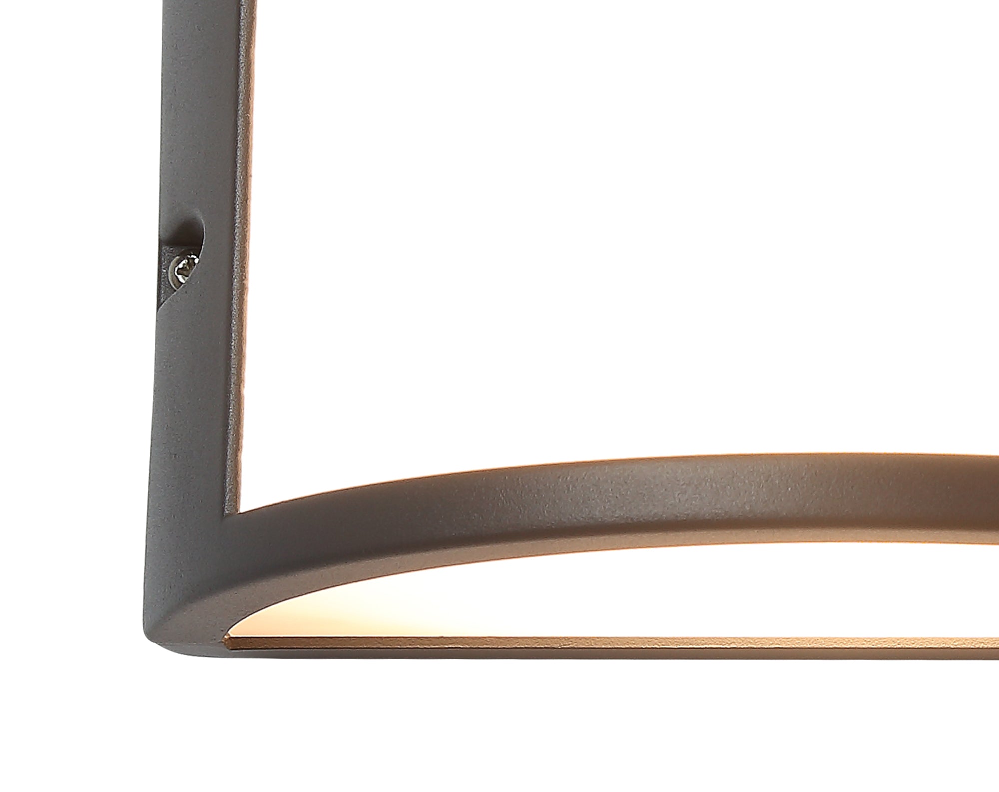 Haysi Wall Lamp, 10W LED, 3000K, IP54, Anthracite, 3yrs Warranty