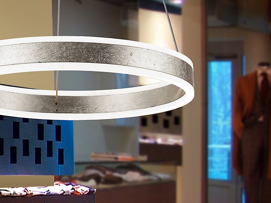 Helia  Led Lamp, Gold/Silver  Ø100, Ø50