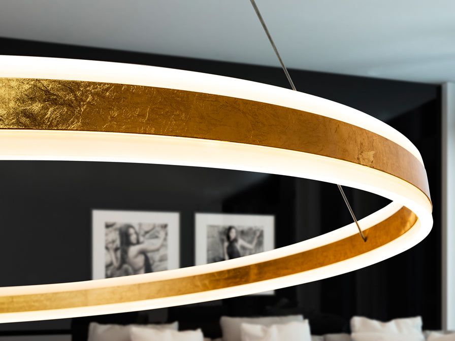 Helia  Led Lamp, Gold/Silver  Ø100, Ø50