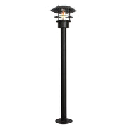 Helsingor Bollard Lantern – Black Finish