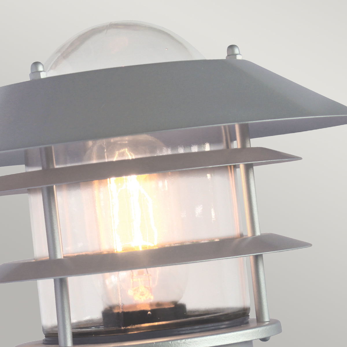 Helsingor PIR Wall Lantern - Silver Finish