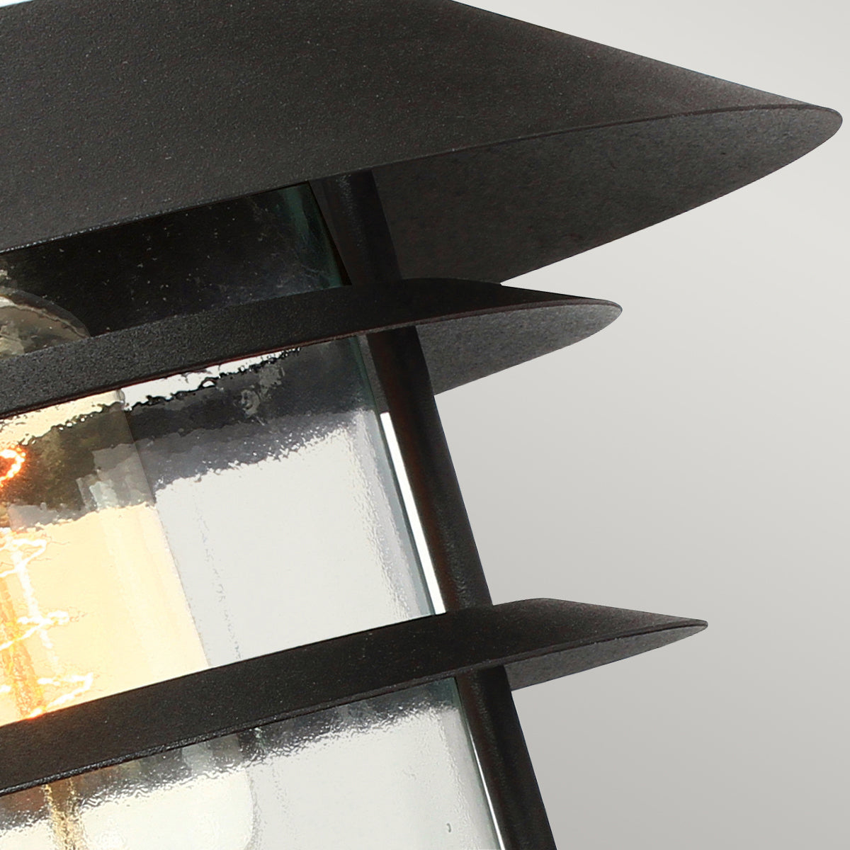 Helsingor Wall Lantern - Black Finish