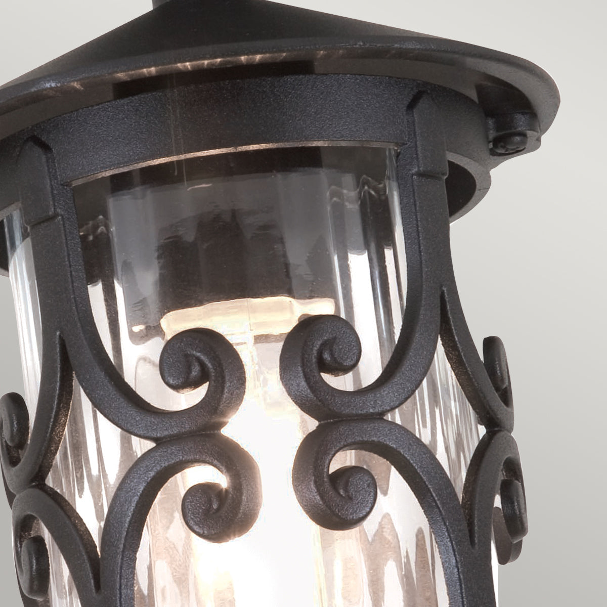 Hereford Porch Lantern Style A – Black Finish