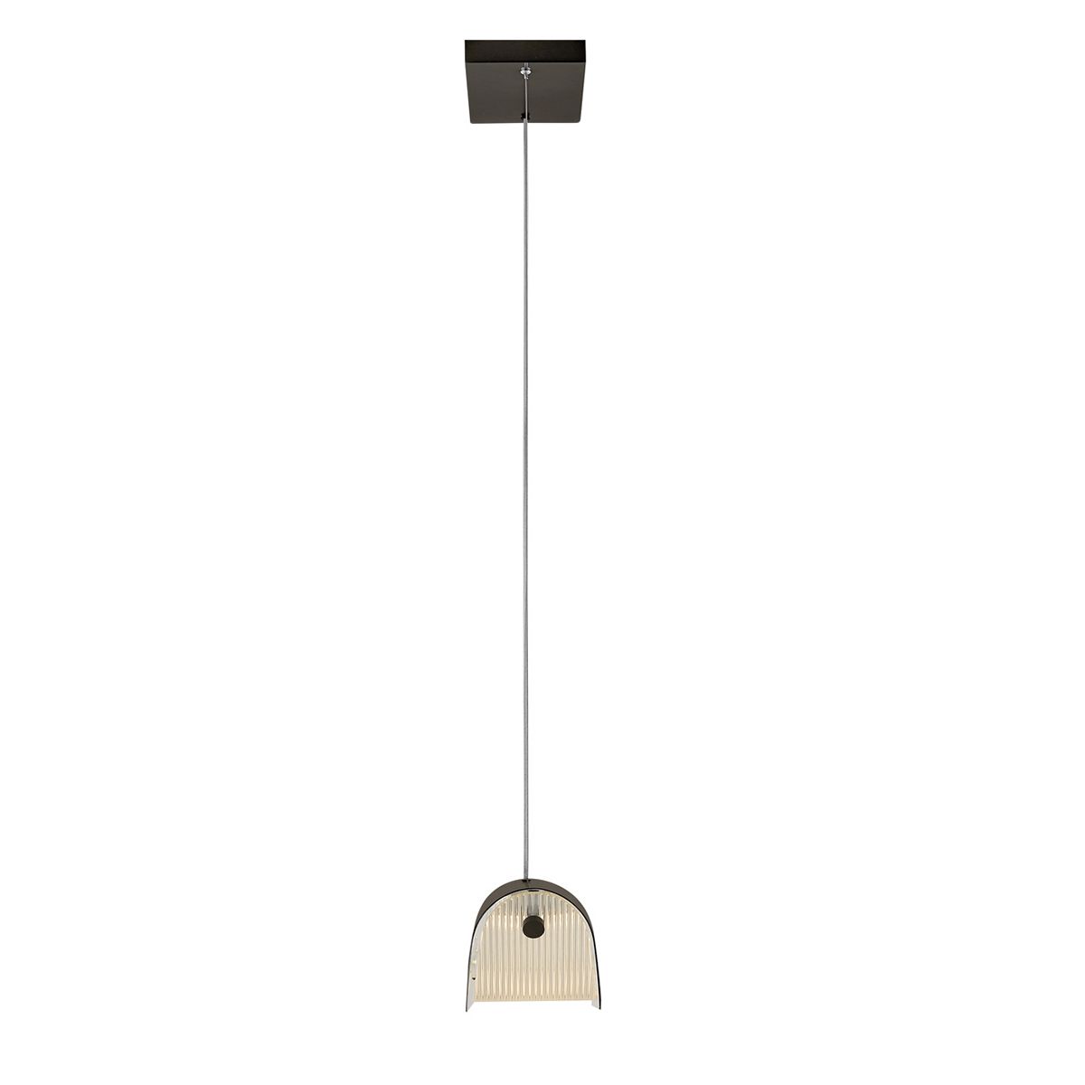 Hinkley Arco Linear LED pendant - Heritage Brass/ Black
