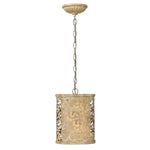 Carabel 1 Light Mini Pendant - Brushed Champagne E27