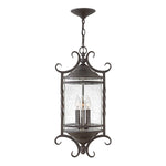 Casa 3 Light Chain Lantern – Olde Black Finish