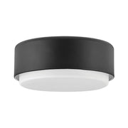 Hinkley Cedric Flush Small Mount  - Black/ Lacquered Brass
