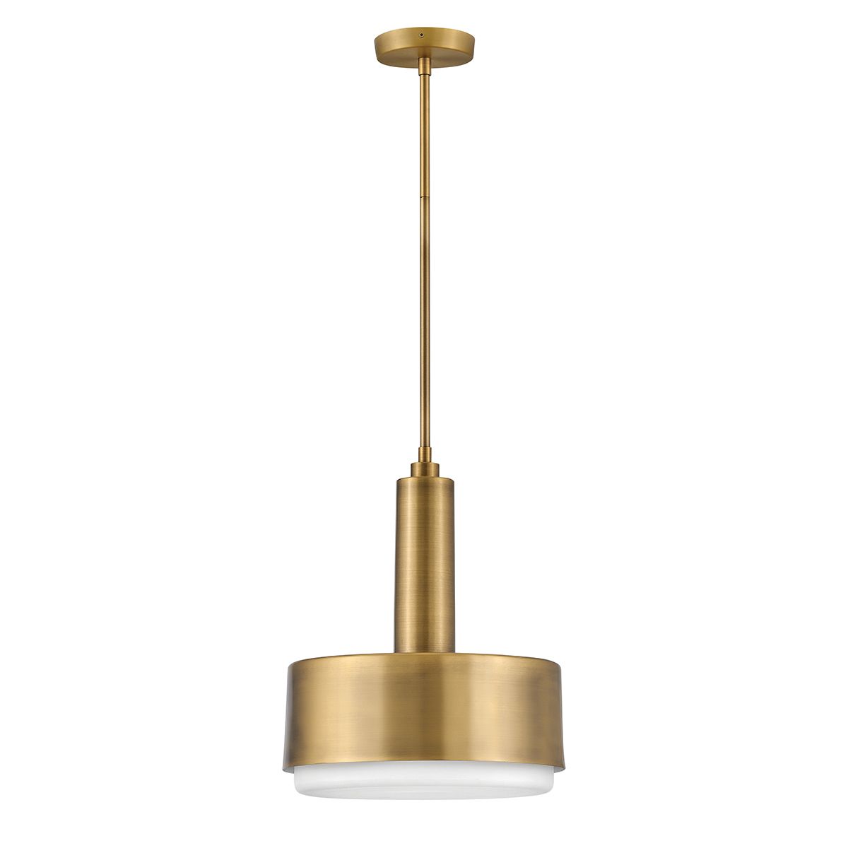 Hinkley Cedric Medium Pendant - Black/ Lacquered Brass