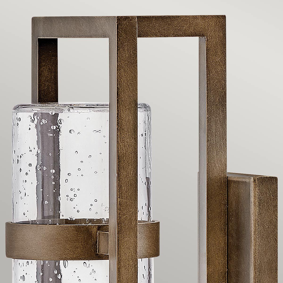 Cordillera 1lt Outdoor Wall Light - Black/Bronze E27 IP44