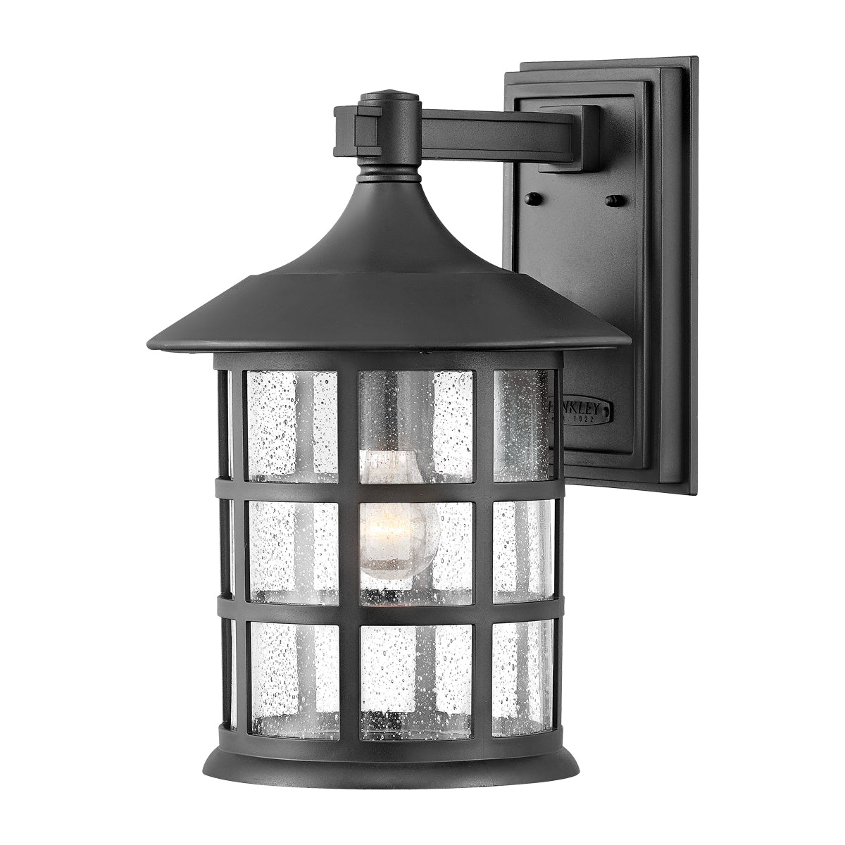 Freeport Large Wall Lantern - Textured Black Finish