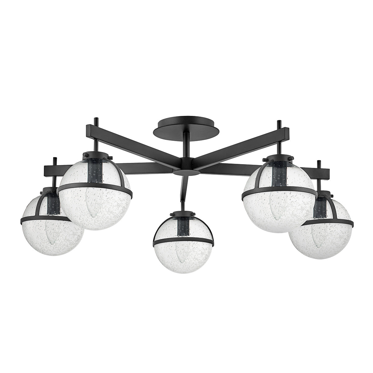 Hollis 5 Light Semi-Flush - In Various Finishes E14 IP44