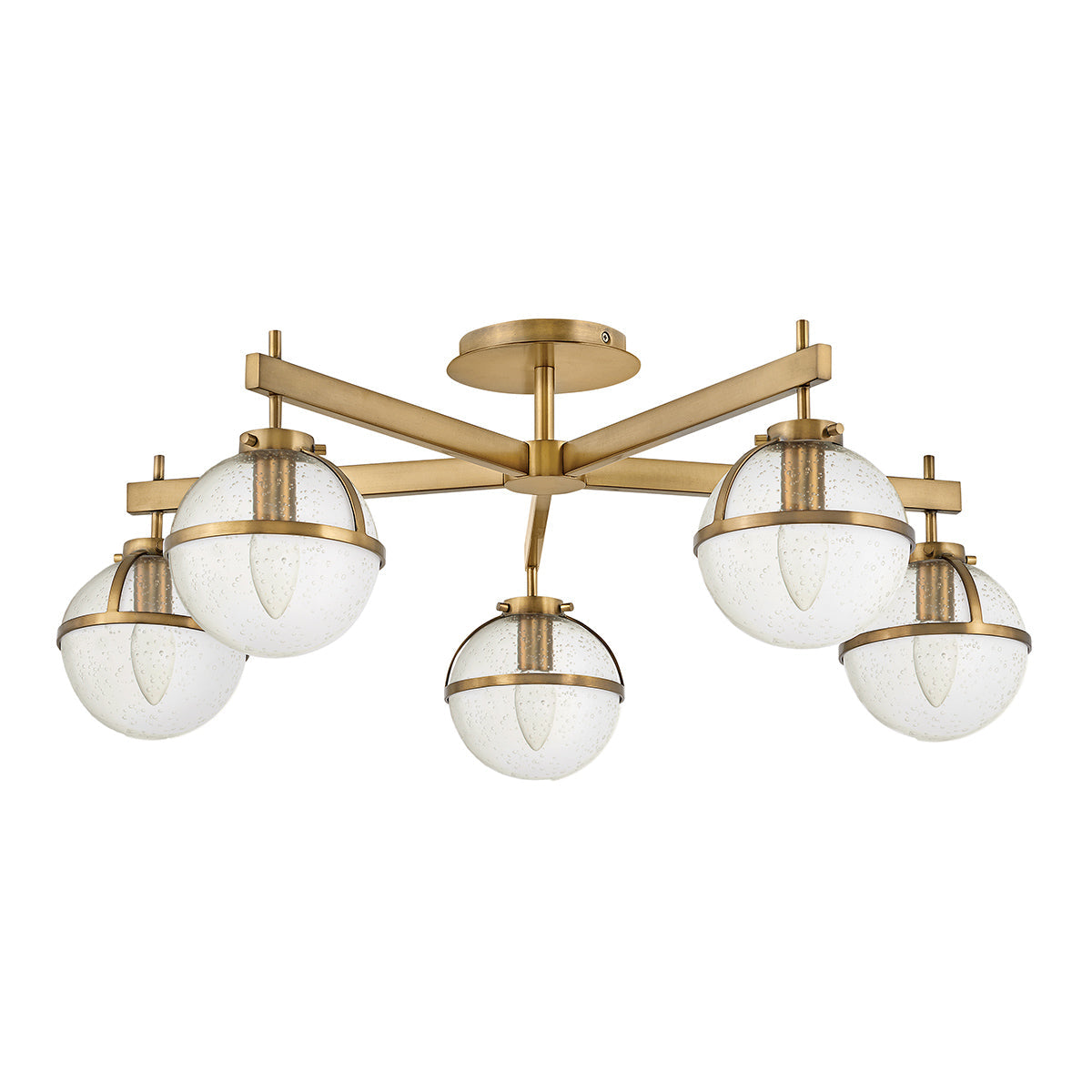 Hollis 5 Light Semi-Flush - In Various Finishes E14 IP44