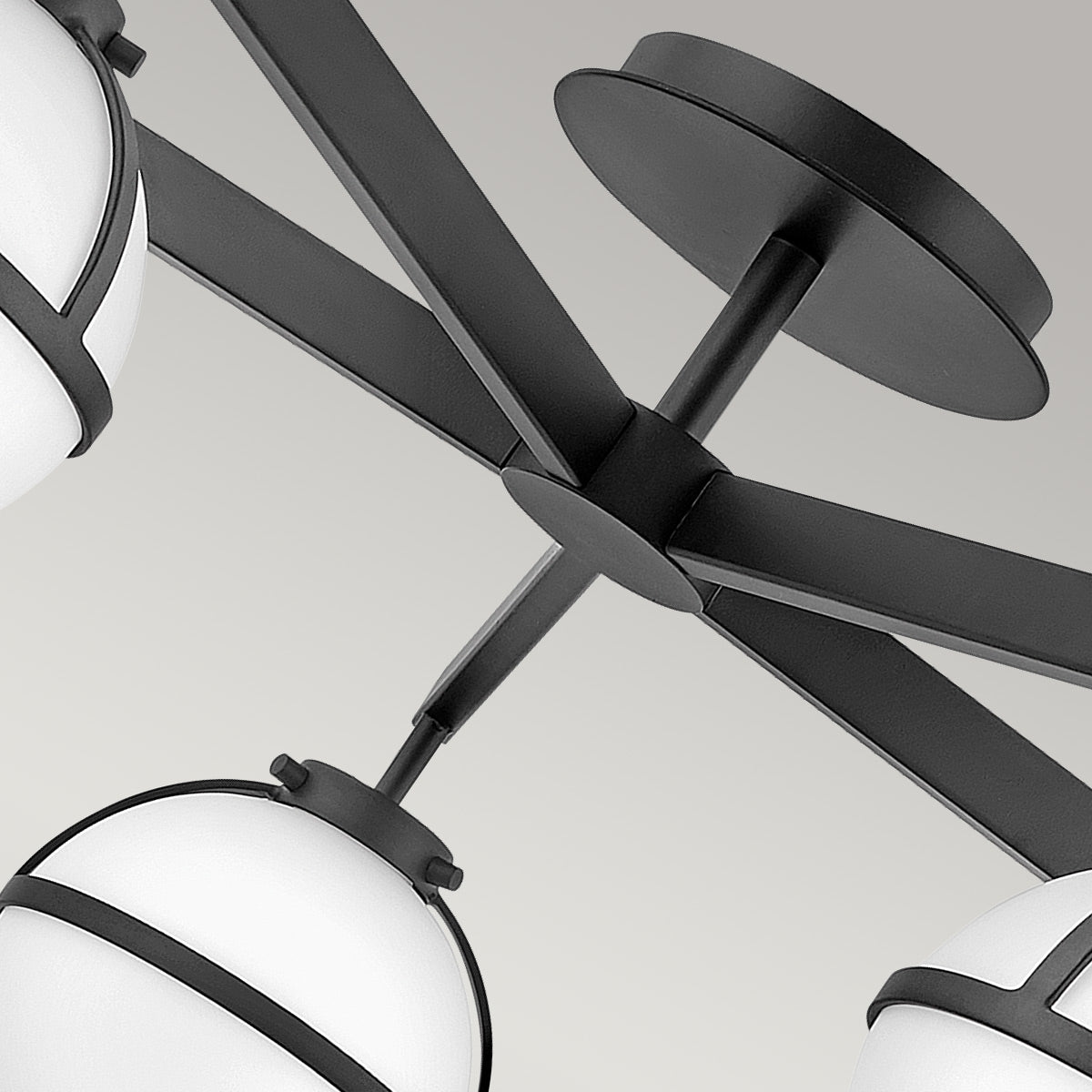 Hollis 5 Light Semi-Flush - In Various Finishes E14 IP44