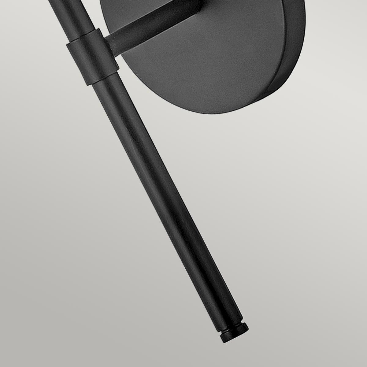 Hollis Single Light Wall Light IP44 - Heritage Brass/Black/Brass