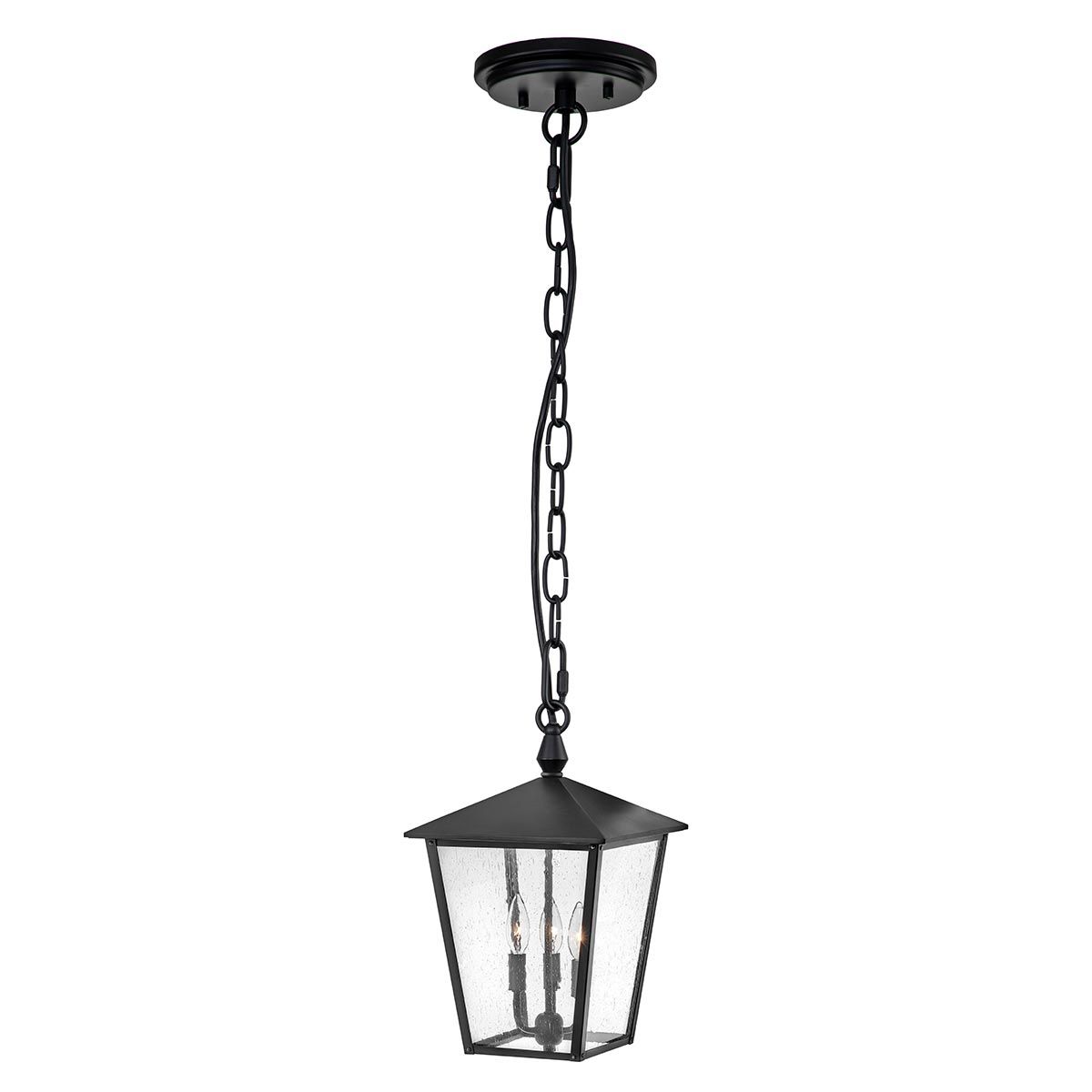 Huntersfield 1/3Lt Chain Lantern - Black IP44 E27