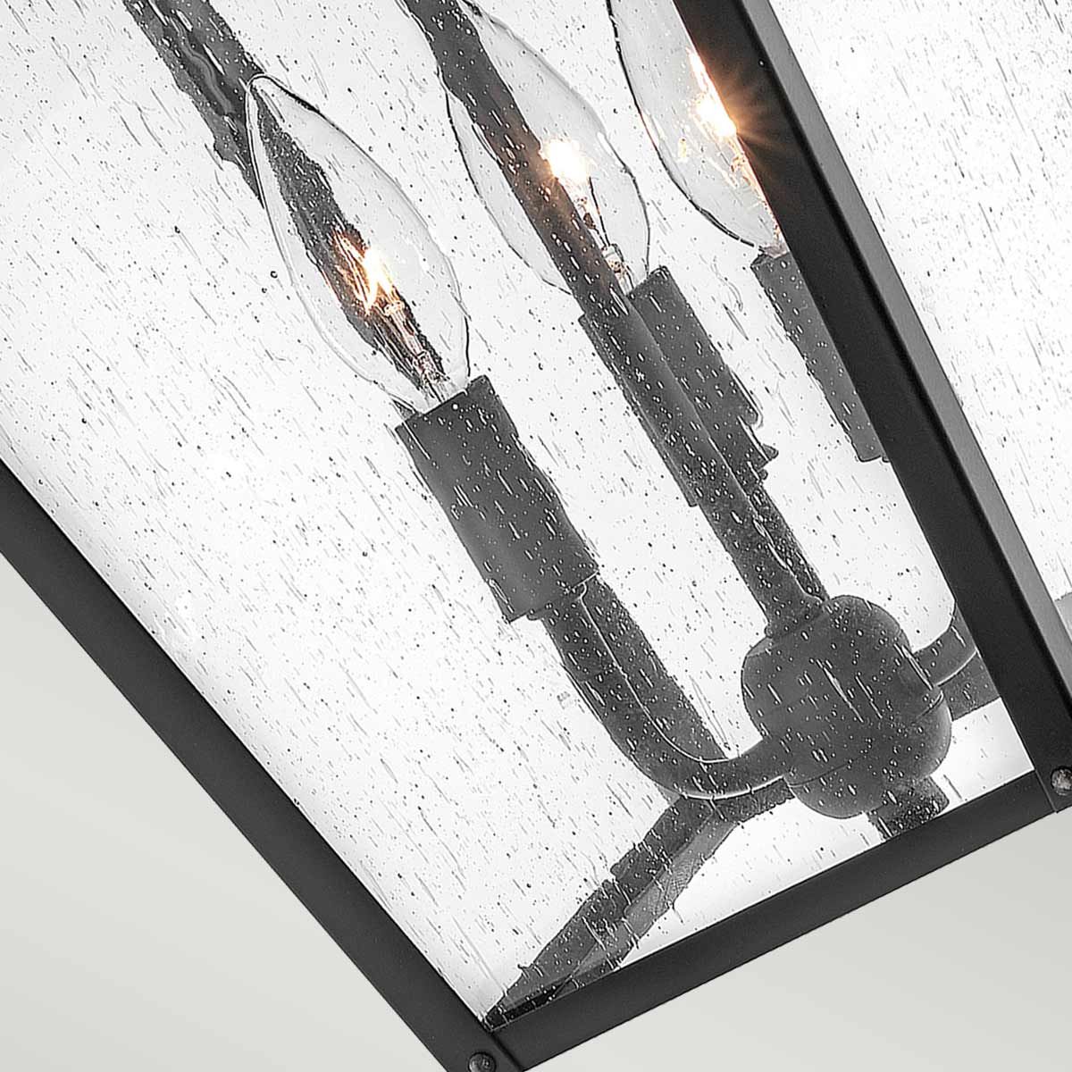 Huntersfield 1/3Lt Chain Lantern - Black IP44 E27