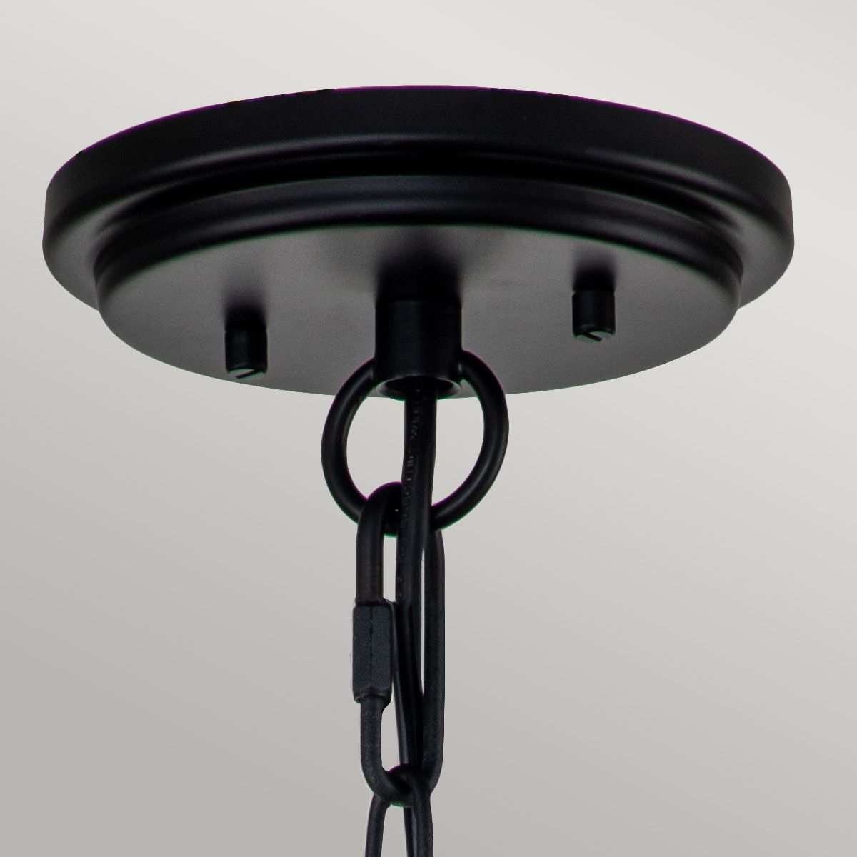 Huntersfield 1/3Lt Chain Lantern - Black IP44 E27