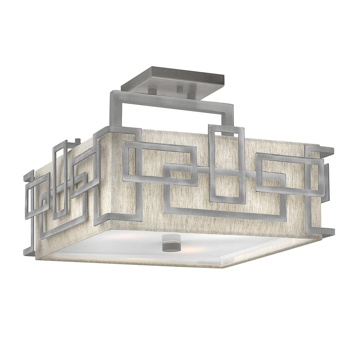 Lanza 3 Light Semi-Flush Various Finishes E27