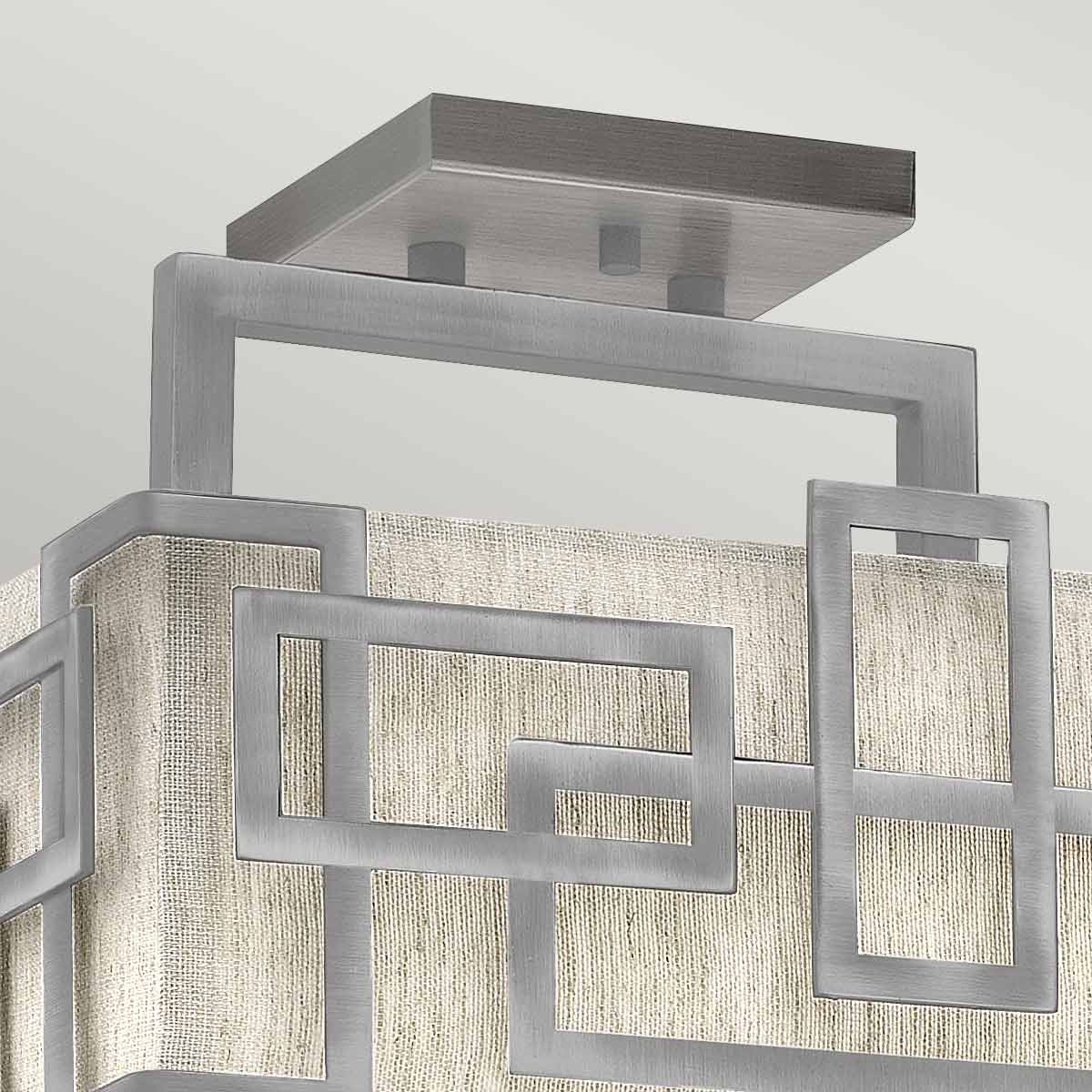 Lanza 3 Light Semi-Flush Various Finishes E27