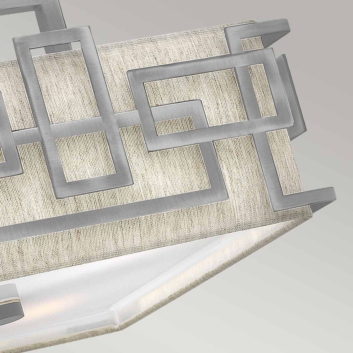 Lanza 3 Light Semi-Flush Various Finishes E27