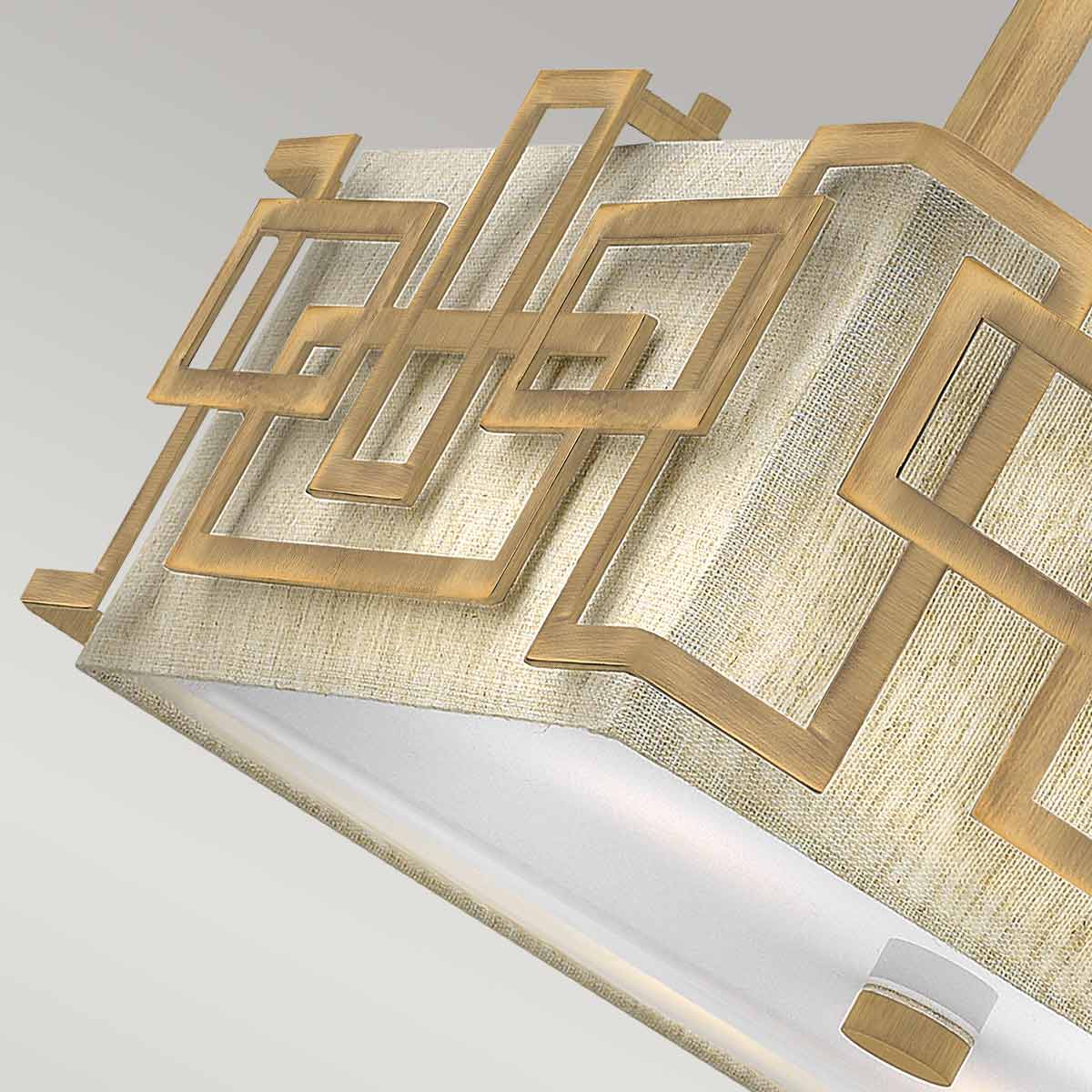 Lanza 3 Light Semi-Flush Various Finishes E27