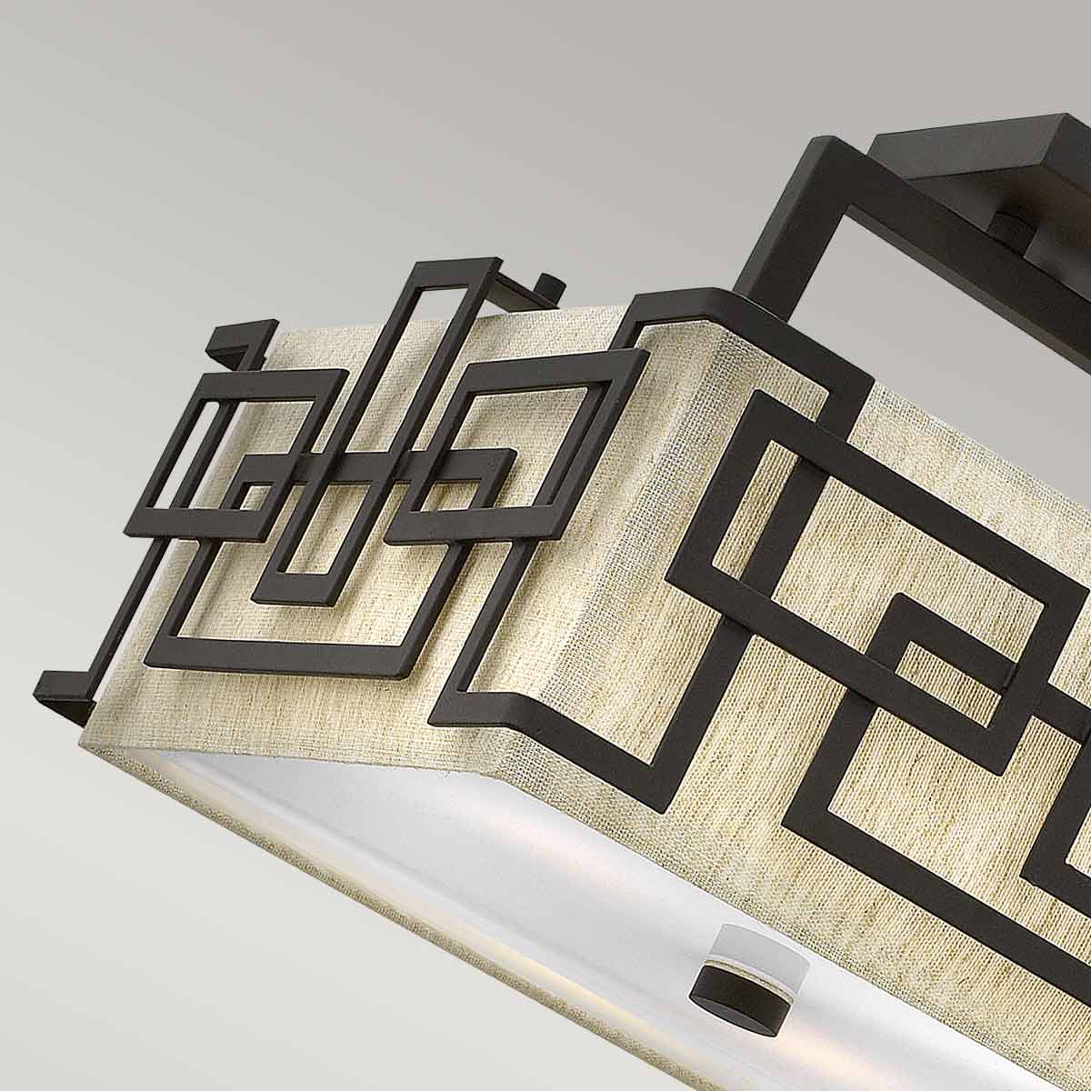 Lanza 3 Light Semi-Flush Various Finishes E27