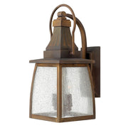 Montauk 2 Light Small Outdoor Wall Lantern - Sienna E14 IP44