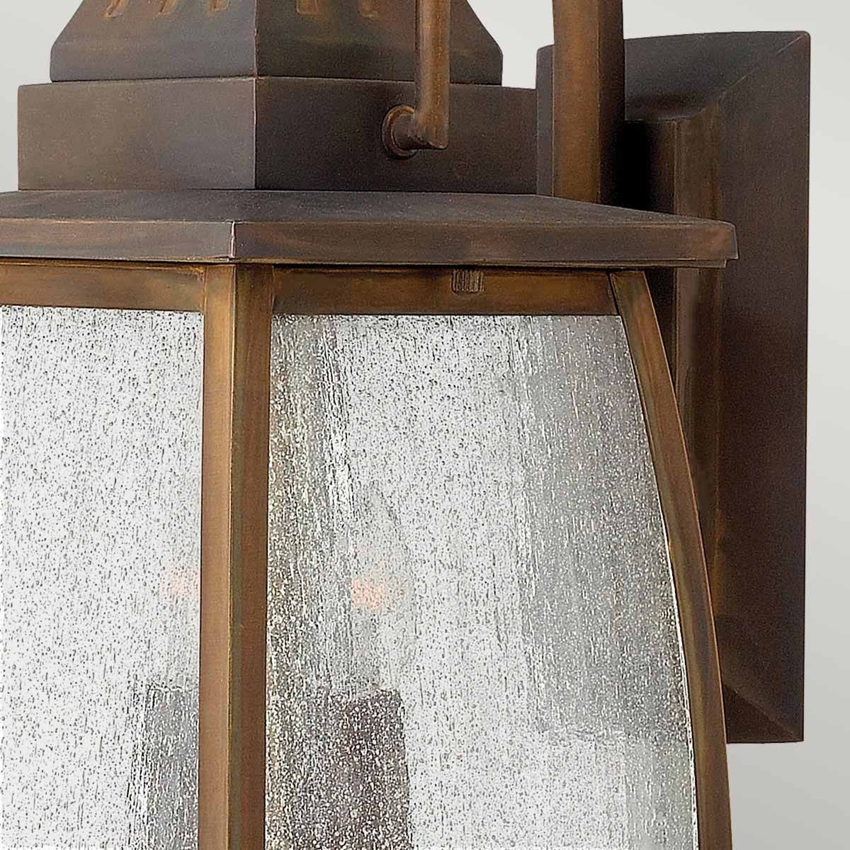 Montauk 2 Light Small Outdoor Wall Lantern - Sienna E14 IP44