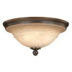 Plymouth 3 Light Flush - Olde Bronze E27