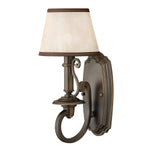 Plymouth 1 Light Wall Light - Olde Bronze IP20 E14