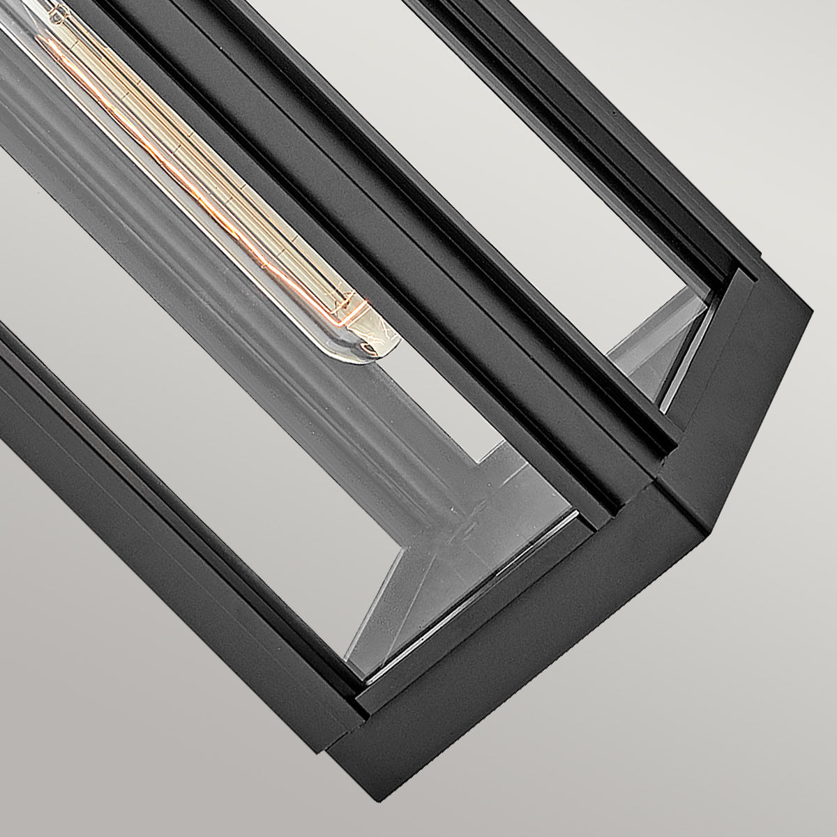 Sag Harbor Small Wall Lantern - Black Finish