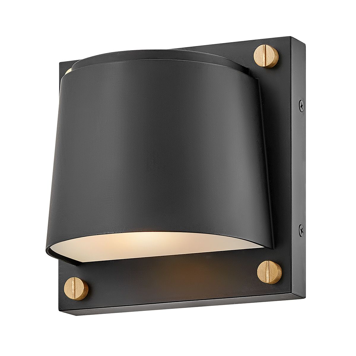 Scout 1lt Small Wall Light - Black GU10 IP44