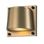Scout 1lt Small Wall Light - Painted Heritage Brass/ Satin White