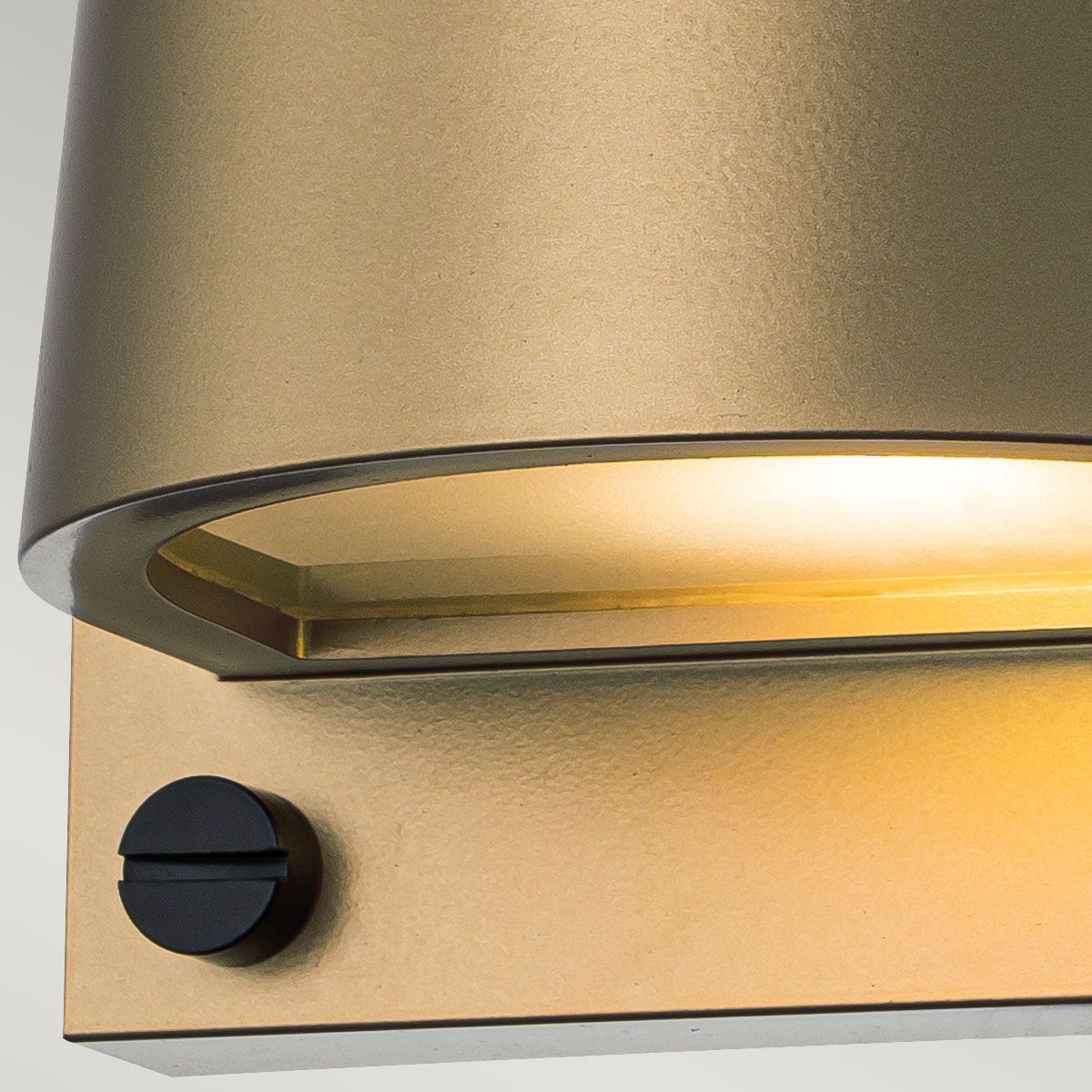 Scout 1lt Small Wall Light - Painted Heritage Brass/ Satin White