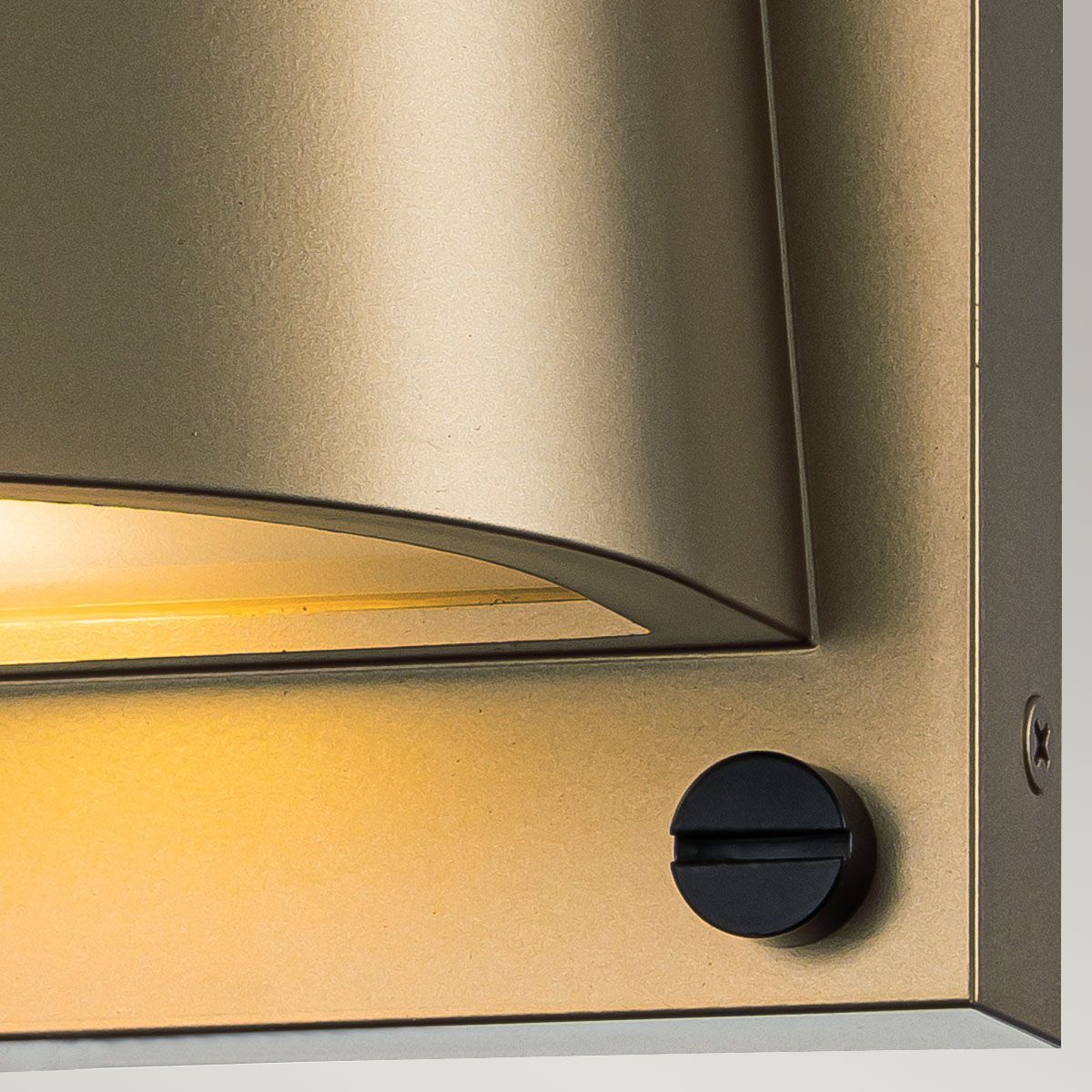 Scout 1lt Small Wall Light - Painted Heritage Brass/ Satin White