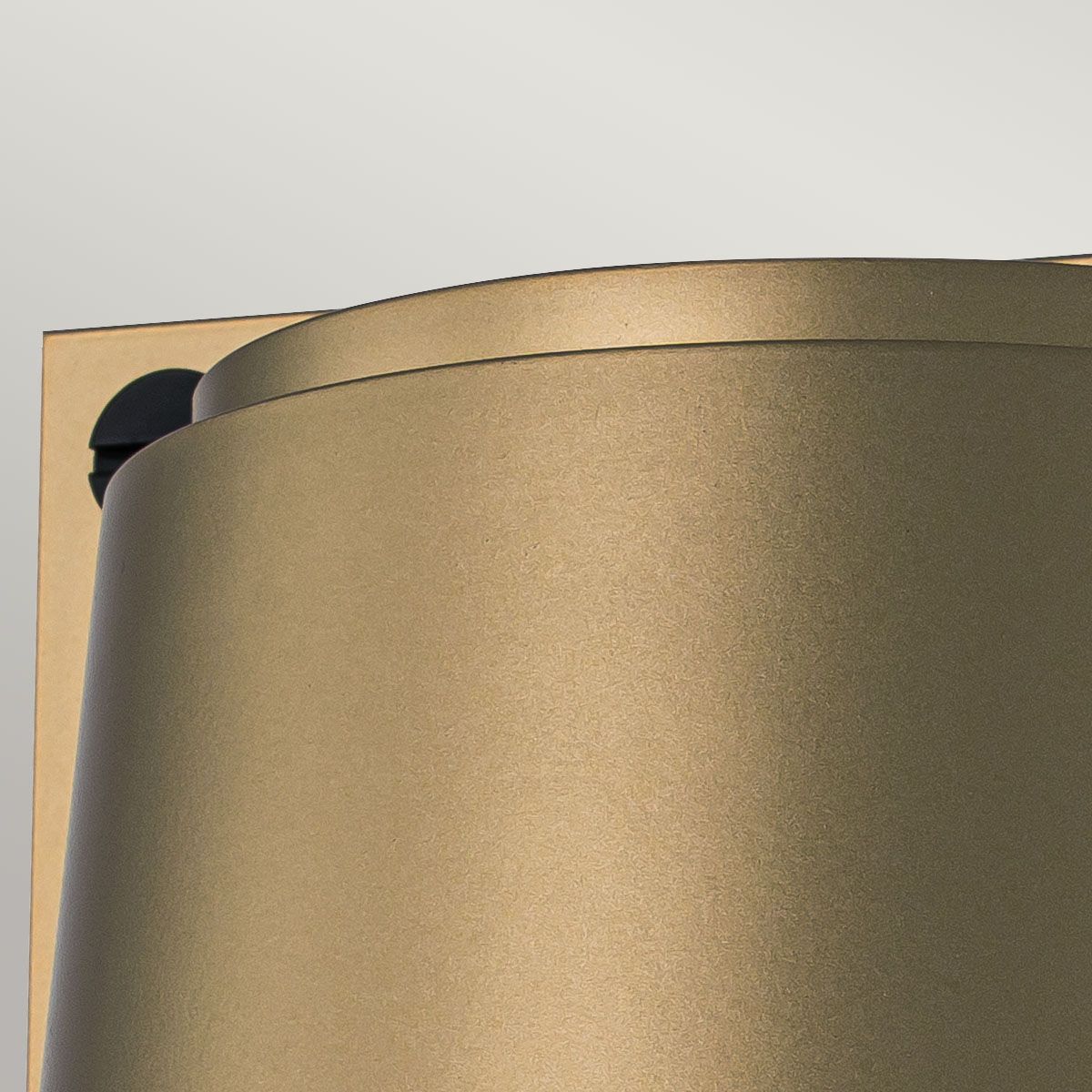 Scout 1lt Small Wall Light - Painted Heritage Brass/ Satin White