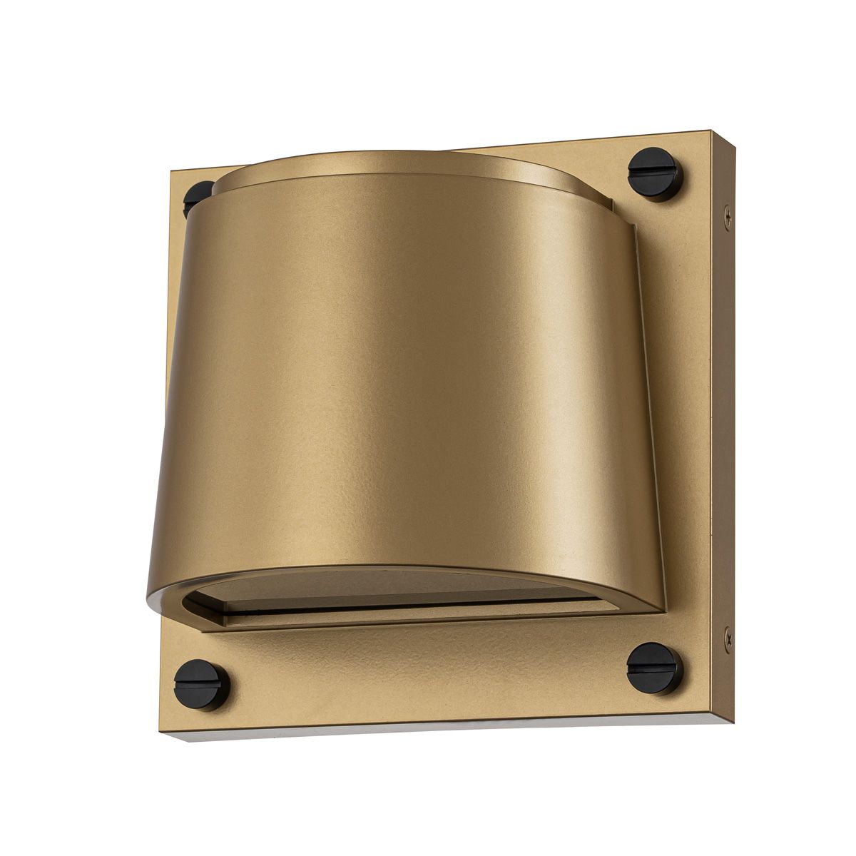 Scout 1lt Small Wall Light - Painted Heritage Brass/ Satin White