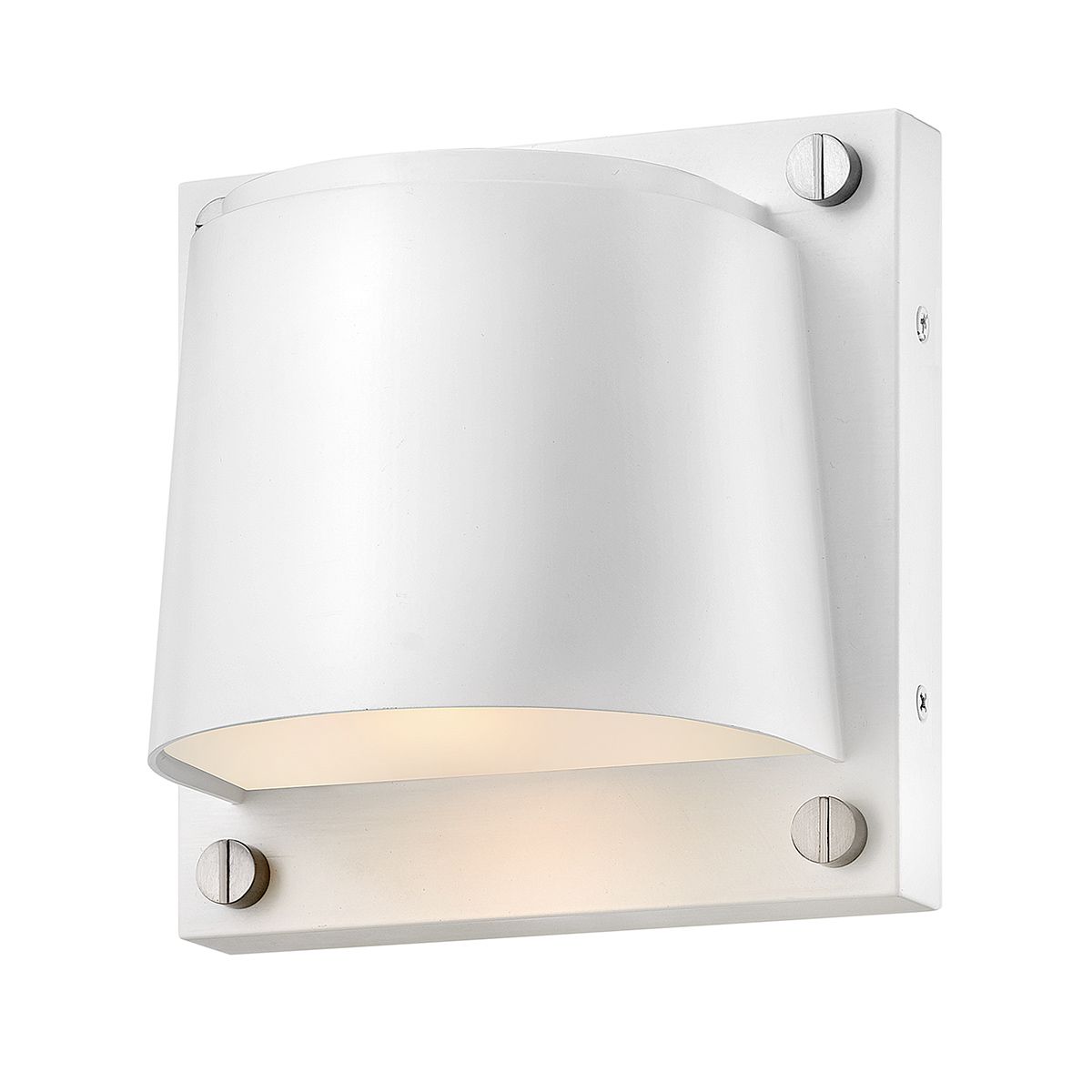 Scout 1lt Small Wall Light - Painted Heritage Brass/ Satin White