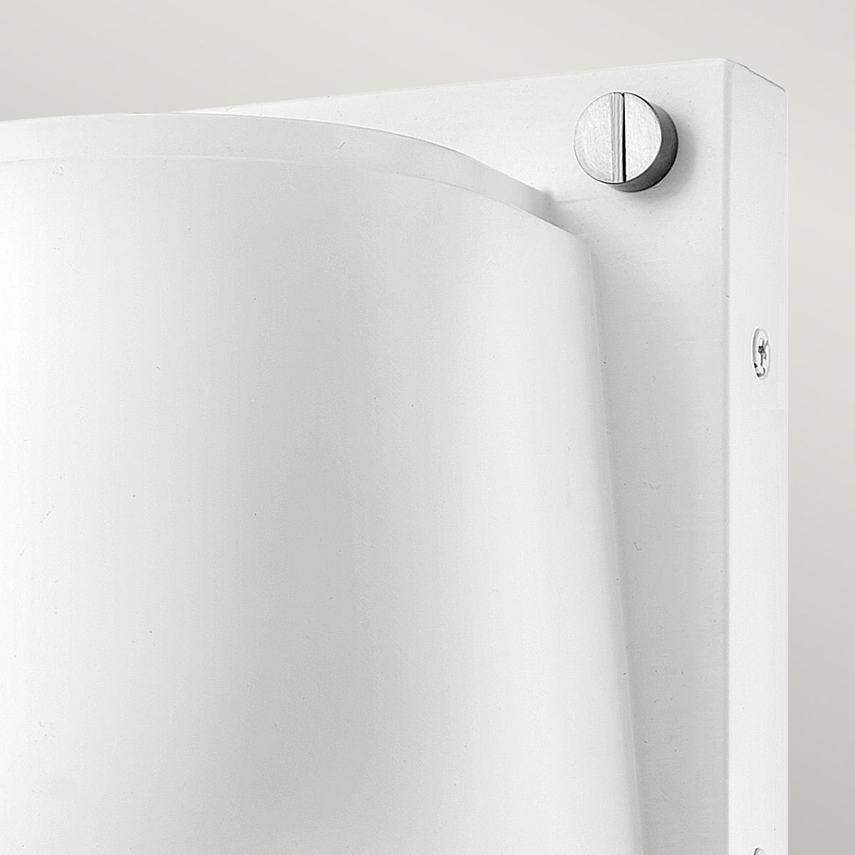 Scout 1lt Small Wall Light - Painted Heritage Brass/ Satin White